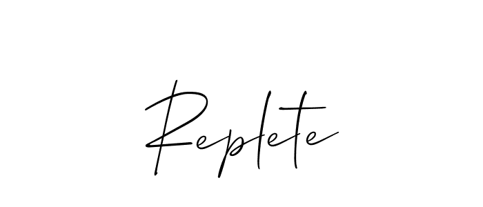 Once you've used our free online signature maker to create your best signature Allison_Script style, it's time to enjoy all of the benefits that Replete name signing documents. Replete signature style 2 images and pictures png