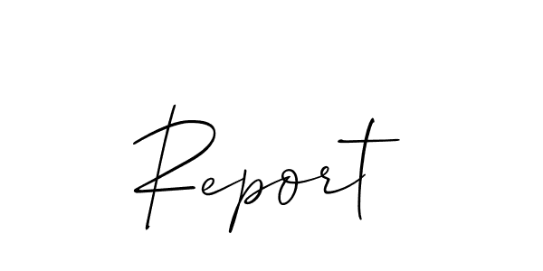 You should practise on your own different ways (Allison_Script) to write your name (Report) in signature. don't let someone else do it for you. Report signature style 2 images and pictures png