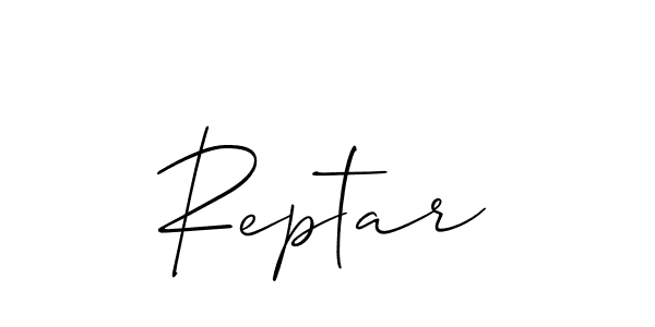 Also we have Reptar name is the best signature style. Create professional handwritten signature collection using Allison_Script autograph style. Reptar signature style 2 images and pictures png