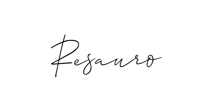 You can use this online signature creator to create a handwritten signature for the name Resauro. This is the best online autograph maker. Resauro signature style 2 images and pictures png