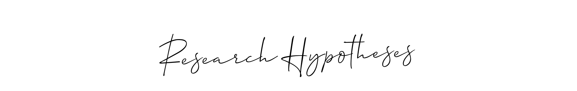 Once you've used our free online signature maker to create your best signature Allison_Script style, it's time to enjoy all of the benefits that Research Hypotheses name signing documents. Research Hypotheses signature style 2 images and pictures png