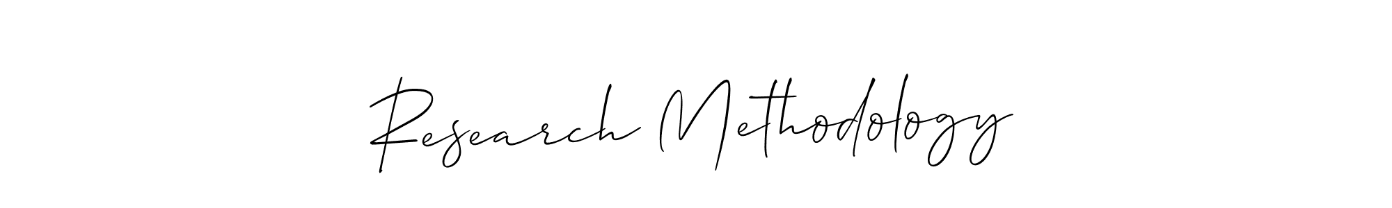 Make a short Research Methodology signature style. Manage your documents anywhere anytime using Allison_Script. Create and add eSignatures, submit forms, share and send files easily. Research Methodology signature style 2 images and pictures png