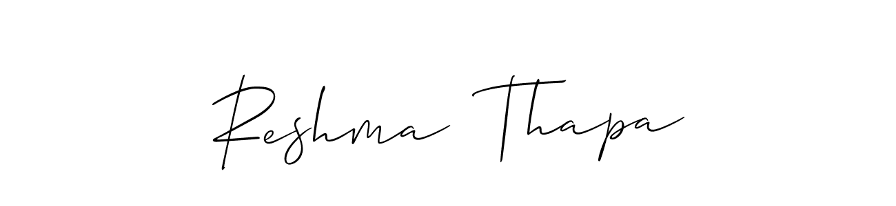 Here are the top 10 professional signature styles for the name Reshma  Thapa. These are the best autograph styles you can use for your name. Reshma  Thapa signature style 2 images and pictures png
