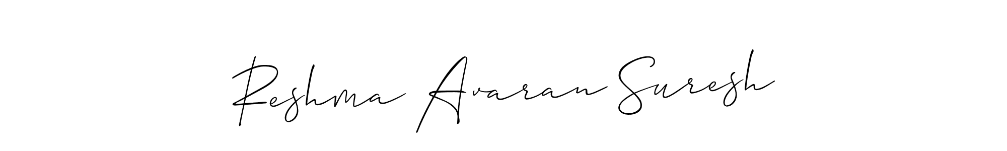Check out images of Autograph of Reshma Avaran Suresh name. Actor Reshma Avaran Suresh Signature Style. Allison_Script is a professional sign style online. Reshma Avaran Suresh signature style 2 images and pictures png