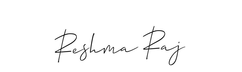 Make a beautiful signature design for name Reshma Raj. With this signature (Allison_Script) style, you can create a handwritten signature for free. Reshma Raj signature style 2 images and pictures png