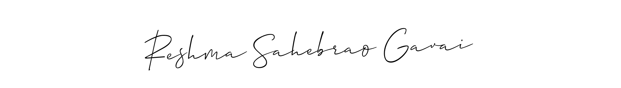 Once you've used our free online signature maker to create your best signature Allison_Script style, it's time to enjoy all of the benefits that Reshma Sahebrao Gavai name signing documents. Reshma Sahebrao Gavai signature style 2 images and pictures png