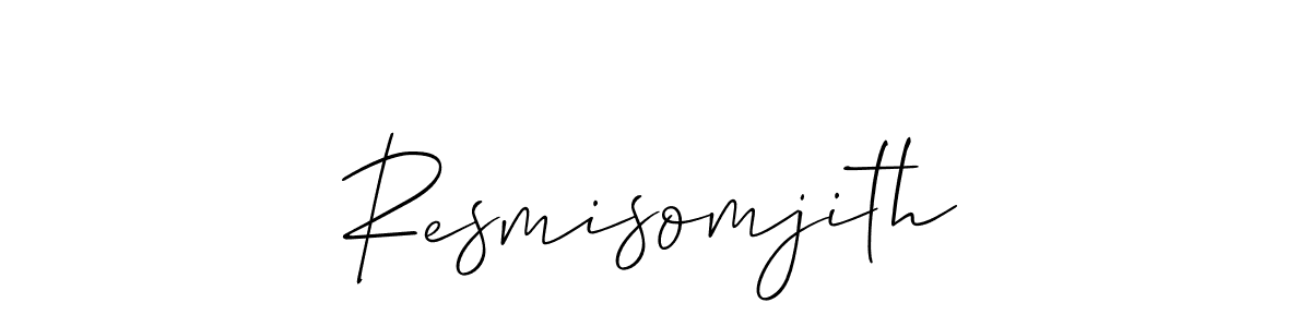 Check out images of Autograph of Resmisomjith name. Actor Resmisomjith Signature Style. Allison_Script is a professional sign style online. Resmisomjith signature style 2 images and pictures png