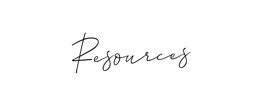 Similarly Allison_Script is the best handwritten signature design. Signature creator online .You can use it as an online autograph creator for name Resources. Resources signature style 2 images and pictures png