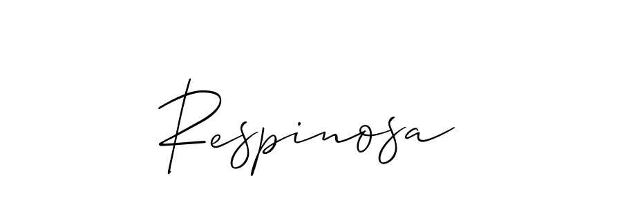 Use a signature maker to create a handwritten signature online. With this signature software, you can design (Allison_Script) your own signature for name Respinosa. Respinosa signature style 2 images and pictures png