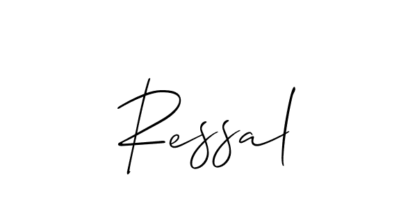 Make a beautiful signature design for name Ressal. Use this online signature maker to create a handwritten signature for free. Ressal signature style 2 images and pictures png