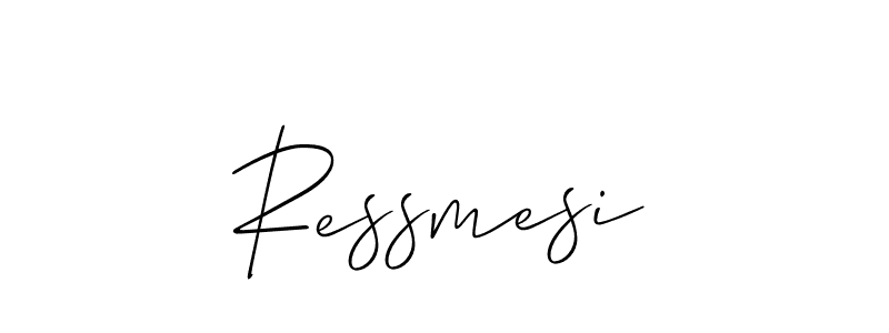 Also we have Ressmesi name is the best signature style. Create professional handwritten signature collection using Allison_Script autograph style. Ressmesi signature style 2 images and pictures png