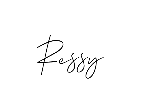 You can use this online signature creator to create a handwritten signature for the name Ressy. This is the best online autograph maker. Ressy signature style 2 images and pictures png