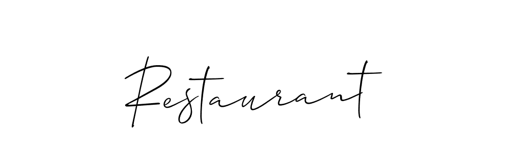 Also You can easily find your signature by using the search form. We will create Restaurant name handwritten signature images for you free of cost using Allison_Script sign style. Restaurant signature style 2 images and pictures png