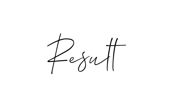 Make a short Result signature style. Manage your documents anywhere anytime using Allison_Script. Create and add eSignatures, submit forms, share and send files easily. Result signature style 2 images and pictures png
