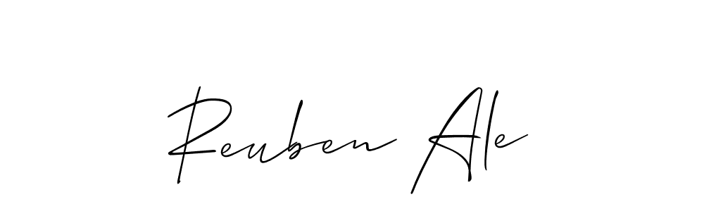 Once you've used our free online signature maker to create your best signature Allison_Script style, it's time to enjoy all of the benefits that Reuben Ale name signing documents. Reuben Ale signature style 2 images and pictures png