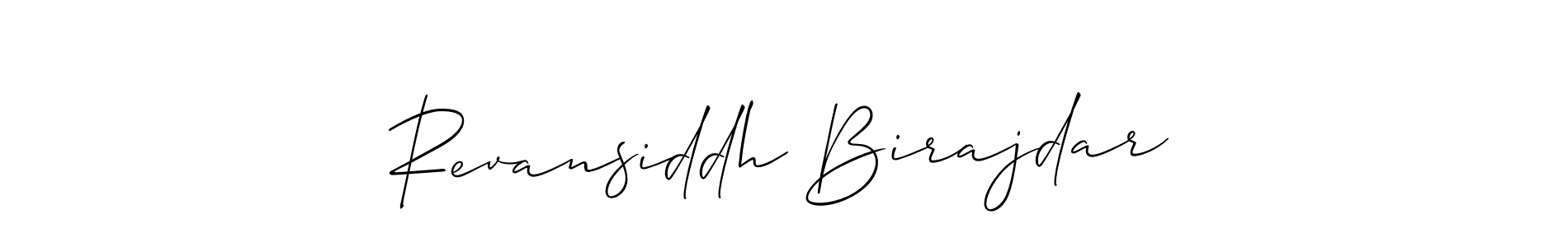 How to Draw Revansiddh Birajdar signature style? Allison_Script is a latest design signature styles for name Revansiddh Birajdar. Revansiddh Birajdar signature style 2 images and pictures png