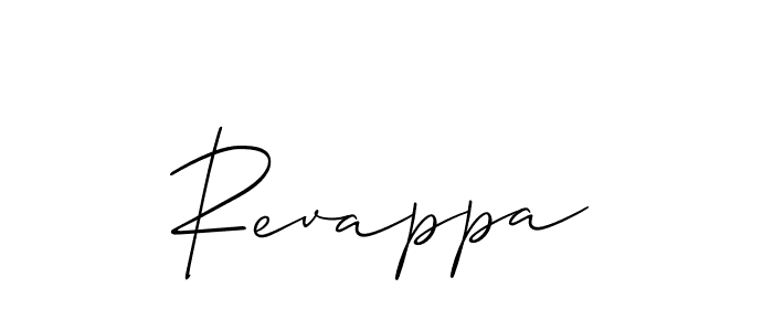 It looks lik you need a new signature style for name Revappa. Design unique handwritten (Allison_Script) signature with our free signature maker in just a few clicks. Revappa signature style 2 images and pictures png