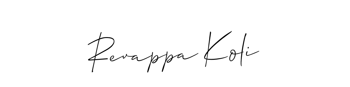 Best and Professional Signature Style for Revappa Koli. Allison_Script Best Signature Style Collection. Revappa Koli signature style 2 images and pictures png