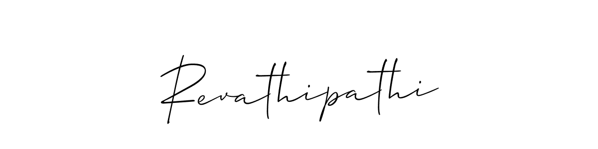 Also You can easily find your signature by using the search form. We will create Revathipathi name handwritten signature images for you free of cost using Allison_Script sign style. Revathipathi signature style 2 images and pictures png