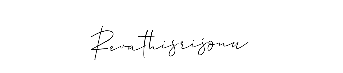 How to Draw Revathisrisonu signature style? Allison_Script is a latest design signature styles for name Revathisrisonu. Revathisrisonu signature style 2 images and pictures png