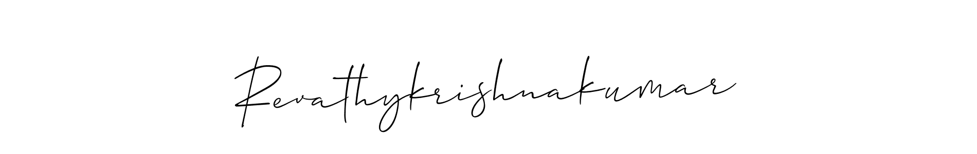 Once you've used our free online signature maker to create your best signature Allison_Script style, it's time to enjoy all of the benefits that Revathykrishnakumar name signing documents. Revathykrishnakumar signature style 2 images and pictures png