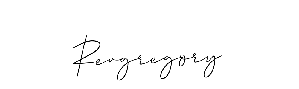 Allison_Script is a professional signature style that is perfect for those who want to add a touch of class to their signature. It is also a great choice for those who want to make their signature more unique. Get Revgregory name to fancy signature for free. Revgregory signature style 2 images and pictures png