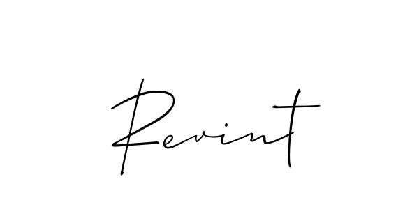 Best and Professional Signature Style for Revint. Allison_Script Best Signature Style Collection. Revint signature style 2 images and pictures png