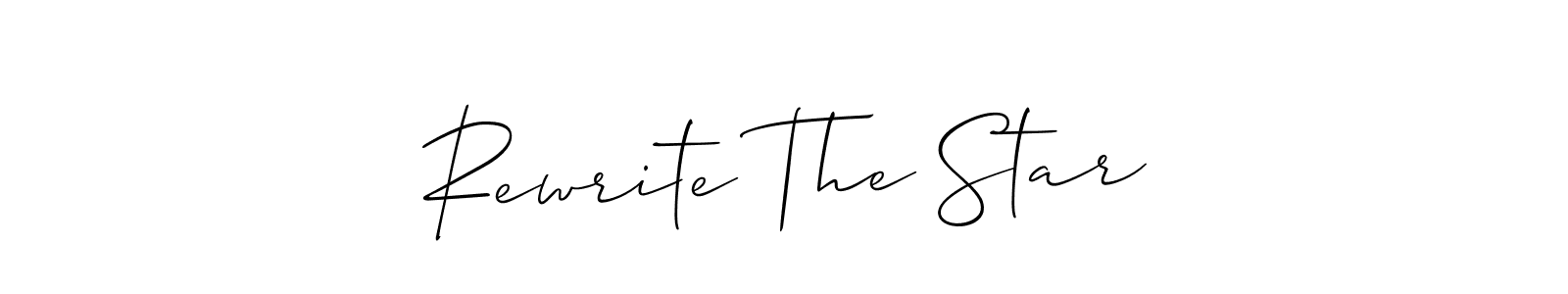 Make a short Rewrite The Star signature style. Manage your documents anywhere anytime using Allison_Script. Create and add eSignatures, submit forms, share and send files easily. Rewrite The Star signature style 2 images and pictures png
