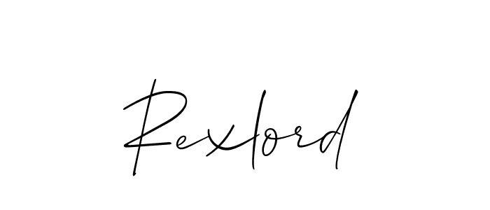 Similarly Allison_Script is the best handwritten signature design. Signature creator online .You can use it as an online autograph creator for name Rexlord. Rexlord signature style 2 images and pictures png