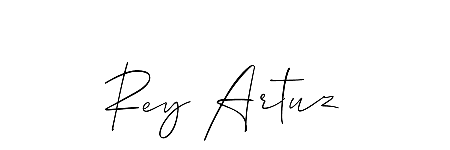 The best way (Allison_Script) to make a short signature is to pick only two or three words in your name. The name Rey Artuz include a total of six letters. For converting this name. Rey Artuz signature style 2 images and pictures png