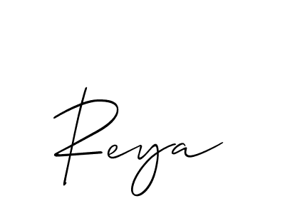 You should practise on your own different ways (Allison_Script) to write your name (Reya) in signature. don't let someone else do it for you. Reya signature style 2 images and pictures png