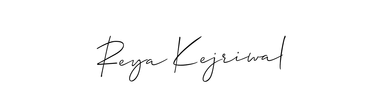 Make a short Reya Kejriwal signature style. Manage your documents anywhere anytime using Allison_Script. Create and add eSignatures, submit forms, share and send files easily. Reya Kejriwal signature style 2 images and pictures png