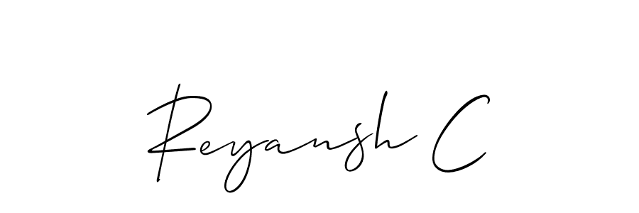 You can use this online signature creator to create a handwritten signature for the name Reyansh C. This is the best online autograph maker. Reyansh C signature style 2 images and pictures png