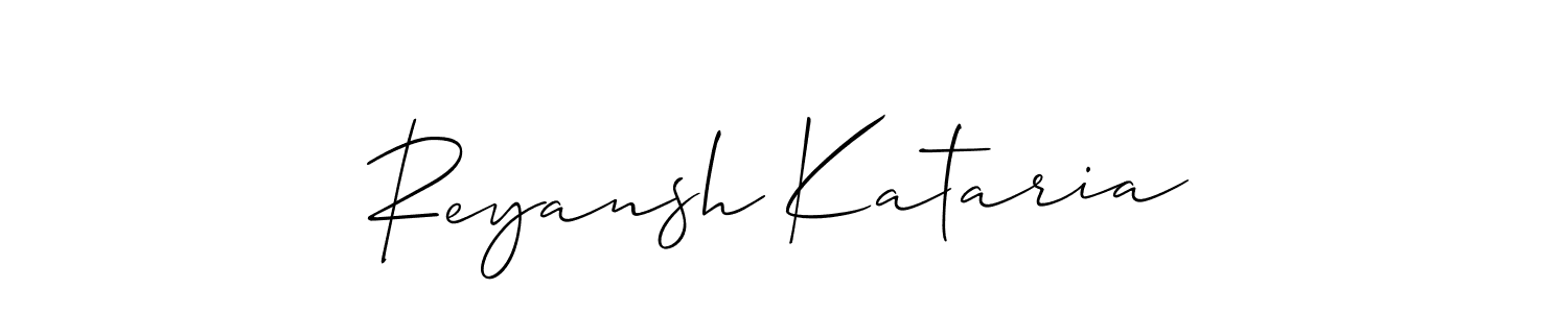 Check out images of Autograph of Reyansh Kataria name. Actor Reyansh Kataria Signature Style. Allison_Script is a professional sign style online. Reyansh Kataria signature style 2 images and pictures png