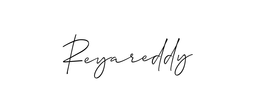 Best and Professional Signature Style for Reyareddy. Allison_Script Best Signature Style Collection. Reyareddy signature style 2 images and pictures png