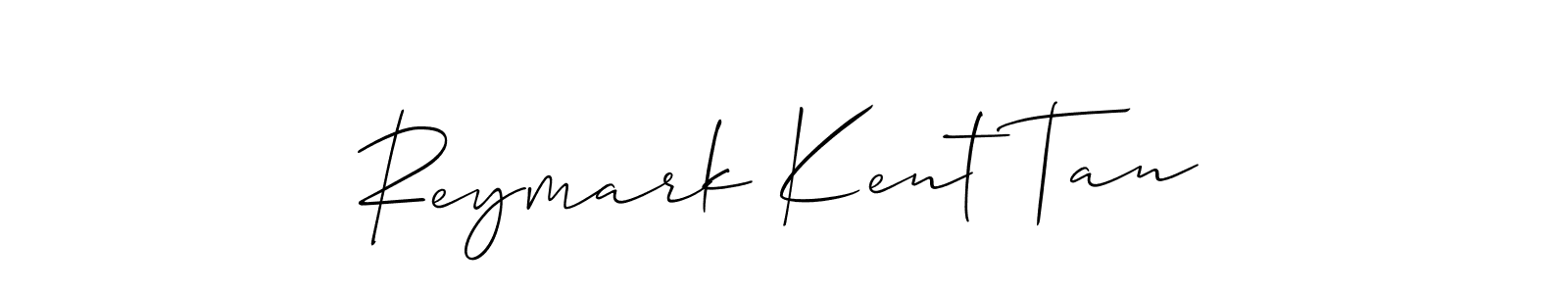 Make a short Reymark Kent Tan signature style. Manage your documents anywhere anytime using Allison_Script. Create and add eSignatures, submit forms, share and send files easily. Reymark Kent Tan signature style 2 images and pictures png