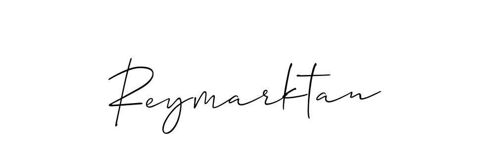 It looks lik you need a new signature style for name Reymarktan. Design unique handwritten (Allison_Script) signature with our free signature maker in just a few clicks. Reymarktan signature style 2 images and pictures png