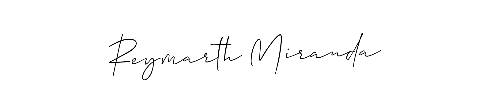 Also You can easily find your signature by using the search form. We will create Reymarth Miranda name handwritten signature images for you free of cost using Allison_Script sign style. Reymarth Miranda signature style 2 images and pictures png
