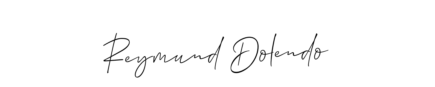 Make a beautiful signature design for name Reymund Dolendo. Use this online signature maker to create a handwritten signature for free. Reymund Dolendo signature style 2 images and pictures png