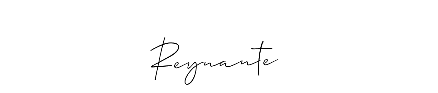 Use a signature maker to create a handwritten signature online. With this signature software, you can design (Allison_Script) your own signature for name Reynante❣️. Reynante❣️ signature style 2 images and pictures png