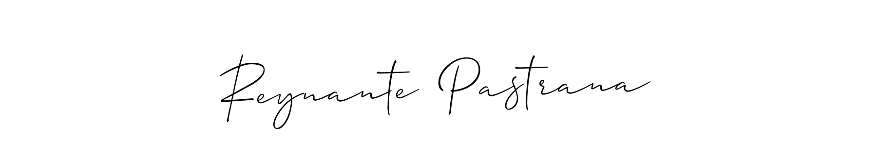 Make a beautiful signature design for name Reynante  Pastrana. With this signature (Allison_Script) style, you can create a handwritten signature for free. Reynante  Pastrana signature style 2 images and pictures png