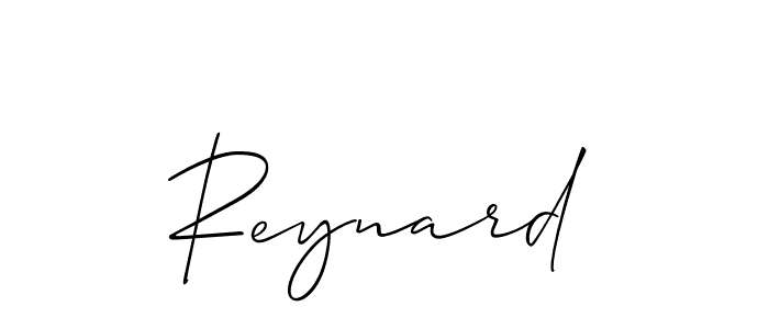 Reynard stylish signature style. Best Handwritten Sign (Allison_Script) for my name. Handwritten Signature Collection Ideas for my name Reynard. Reynard signature style 2 images and pictures png