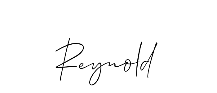 How to make Reynold name signature. Use Allison_Script style for creating short signs online. This is the latest handwritten sign. Reynold signature style 2 images and pictures png