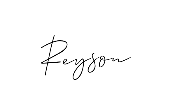This is the best signature style for the Reyson name. Also you like these signature font (Allison_Script). Mix name signature. Reyson signature style 2 images and pictures png
