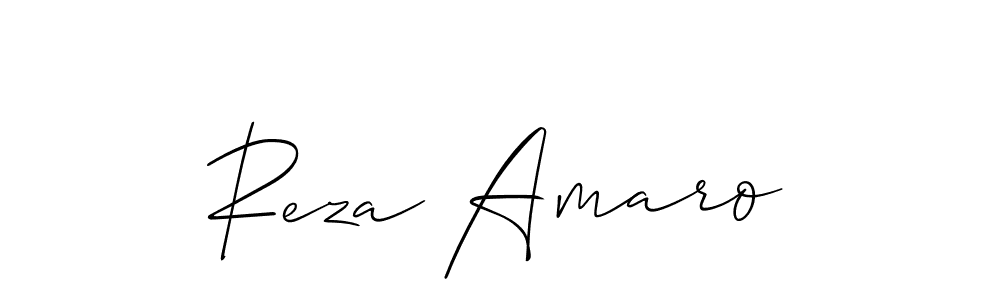 Make a beautiful signature design for name Reza Amaro. Use this online signature maker to create a handwritten signature for free. Reza Amaro signature style 2 images and pictures png