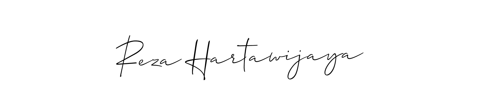 Make a beautiful signature design for name Reza Hartawijaya. Use this online signature maker to create a handwritten signature for free. Reza Hartawijaya signature style 2 images and pictures png