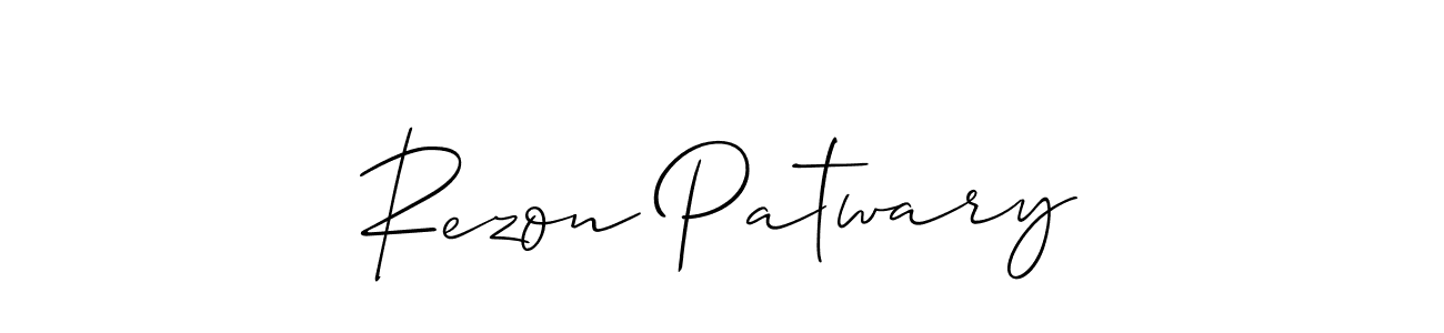 This is the best signature style for the Rezon Patwary name. Also you like these signature font (Allison_Script). Mix name signature. Rezon Patwary signature style 2 images and pictures png