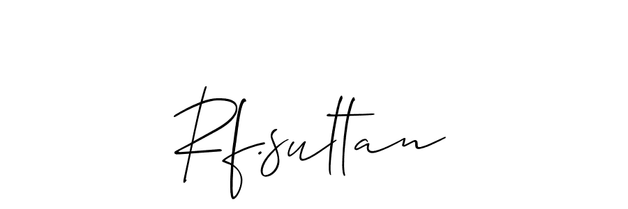 Make a short Rf.sultan signature style. Manage your documents anywhere anytime using Allison_Script. Create and add eSignatures, submit forms, share and send files easily. Rf.sultan signature style 2 images and pictures png