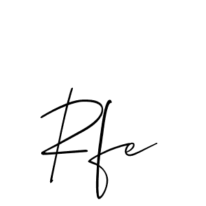 Best and Professional Signature Style for Rfe. Allison_Script Best Signature Style Collection. Rfe signature style 2 images and pictures png