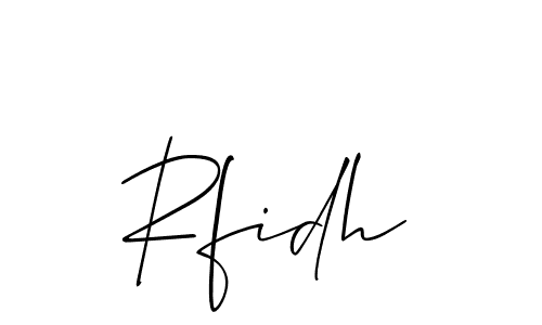 This is the best signature style for the Rfidh name. Also you like these signature font (Allison_Script). Mix name signature. Rfidh signature style 2 images and pictures png